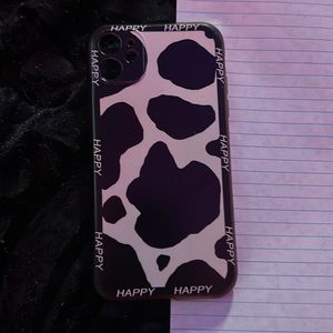 iPhone 11 cow print case